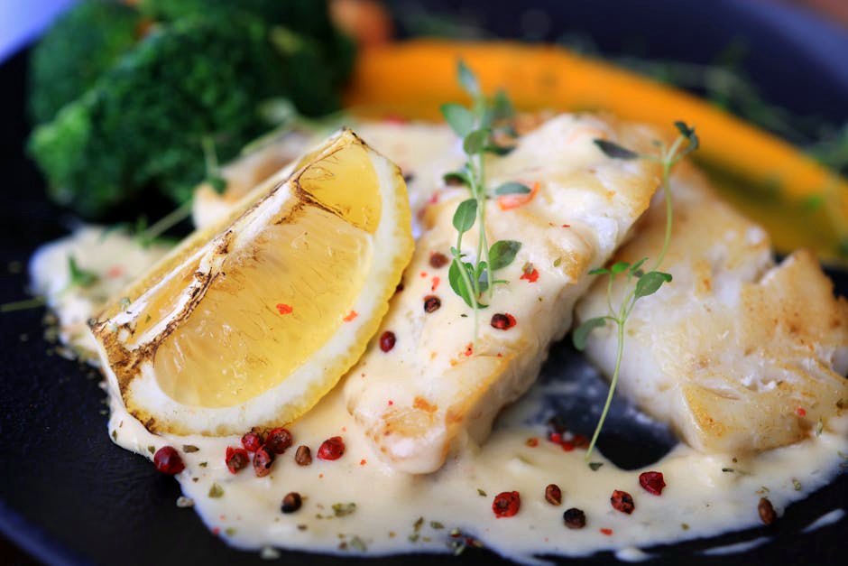 Baked Cod with Lemon & Broccoli — high-protein dinner recipe