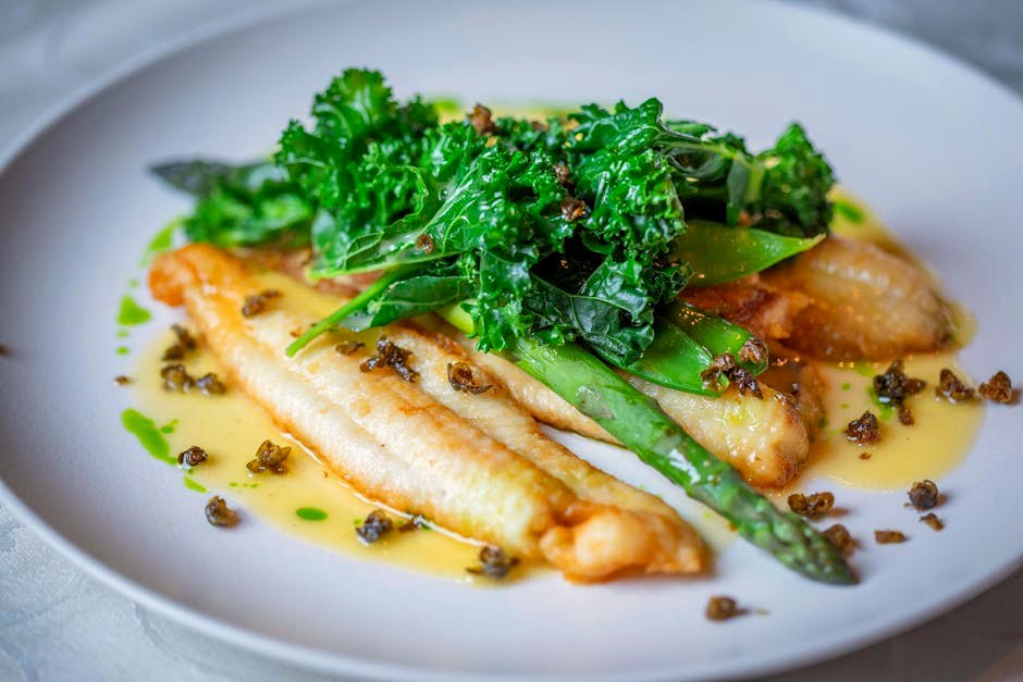 Baked Trout with Lemon & Asparagus — high-protein dinner recipe