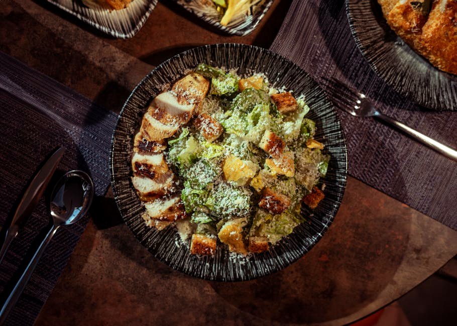 Chicken Caesar Salad (No Croutons) — high-protein lunch recipe