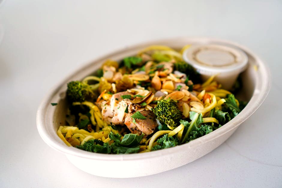 Almond-Crusted Chicken Parmesan over Zoodles — high-protein dinner recipe