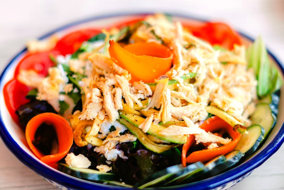 Chicken Shawarma Salad Bowl — high-protein lunch recipe