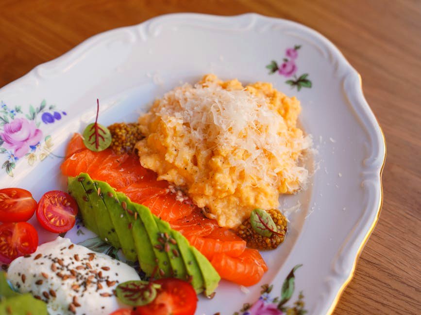 Cottage-Scrambled Eggs with Smoked Salmon — high-protein breakfast recipe