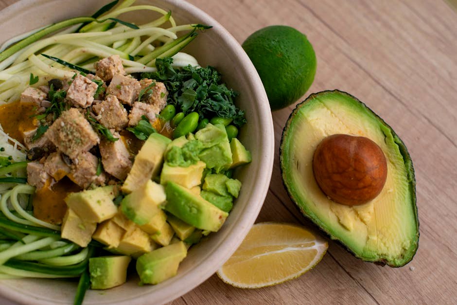 Edamame & Tofu Poke Bowl — high-protein lunch recipe