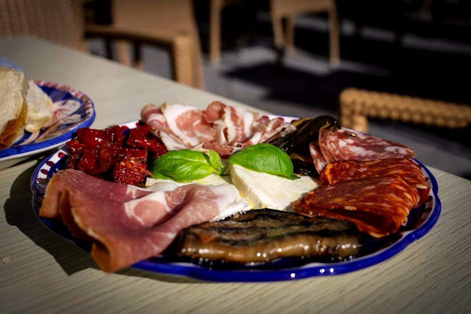 Italian Antipasto Protein Plate — high-protein lunch recipe