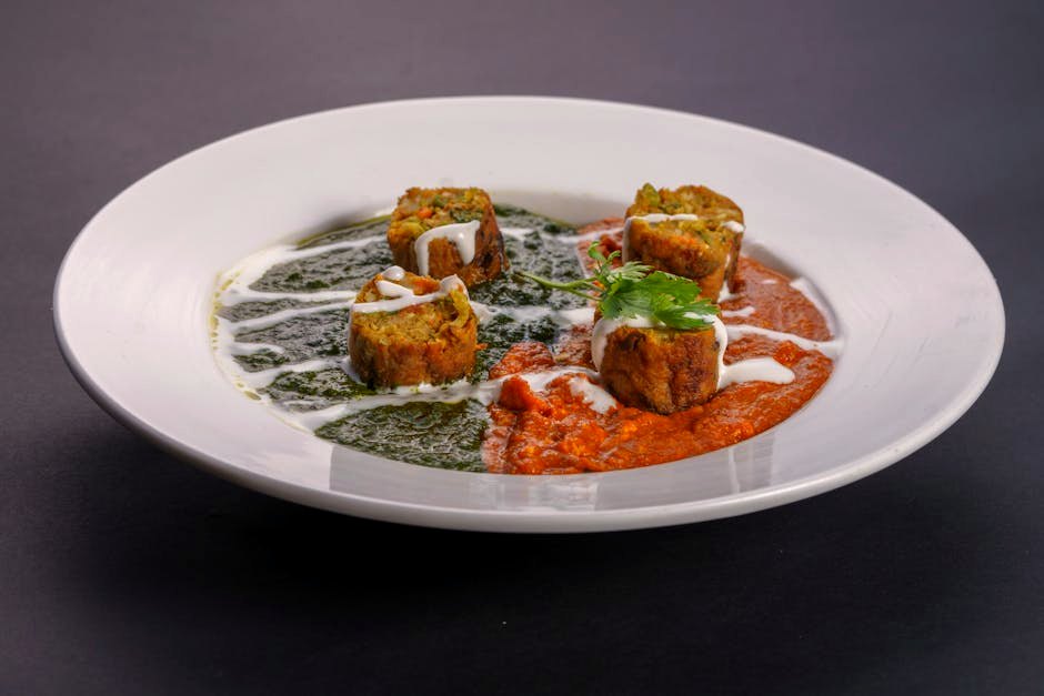 Paneer & Tofu Tikka with Spinach — high-protein dinner recipe