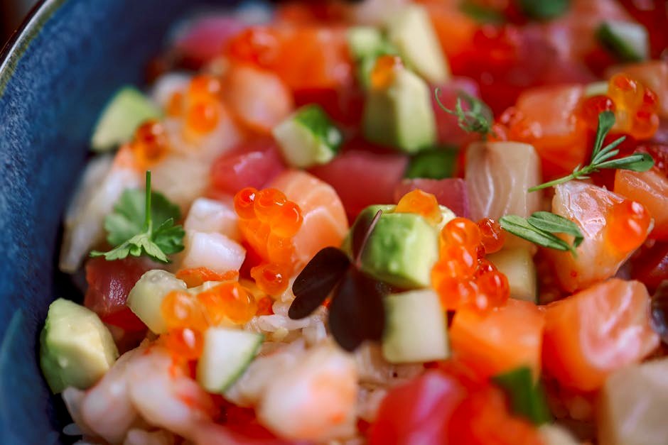 Shrimp & Avocado Cauliflower-Rice Bowl — high-protein lunch recipe