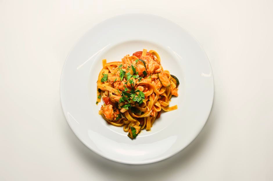 Shrimp Scampi over Zucchini Noodles — high-protein dinner recipe