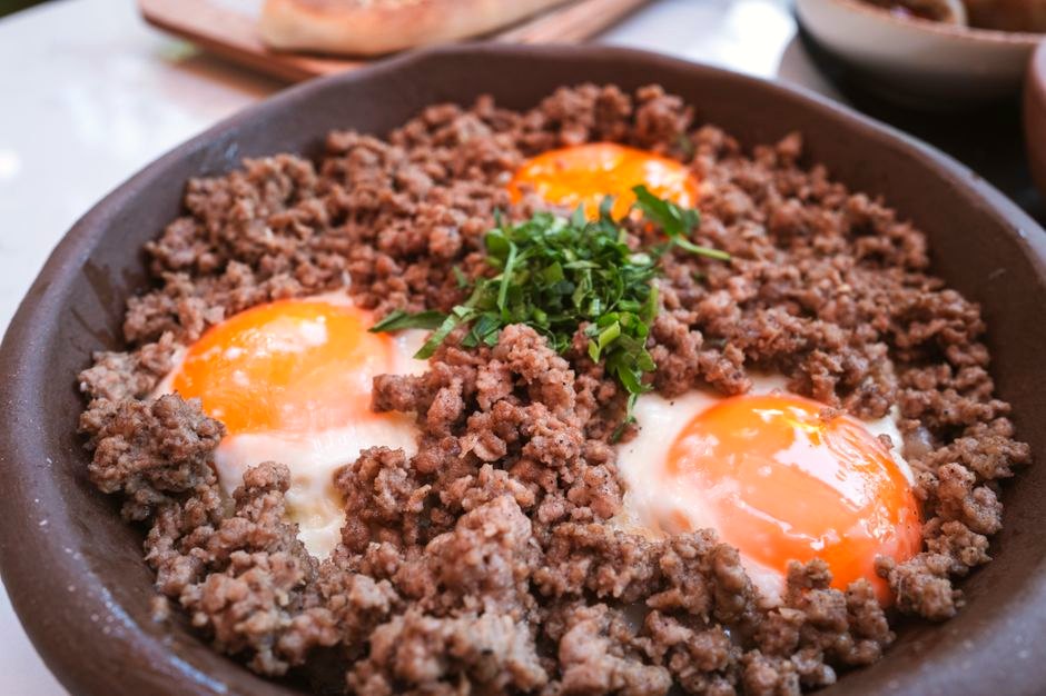 Ground Turkey, Egg & Pepper Breakfast Skillet — high-protein breakfast recipe