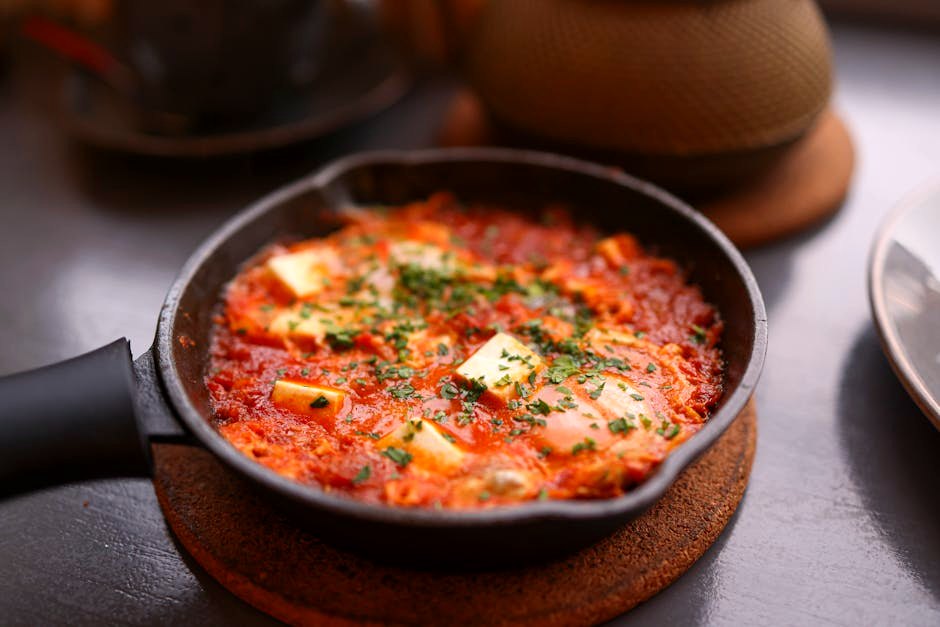 Turkey Shakshuka with Feta — high-protein breakfast recipe